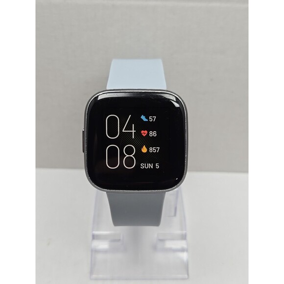 Fitbit Versa 2 Smartwatch Gray 40mm Alexa WR50M Always On Display W/ Charger - Picture 1 of 12